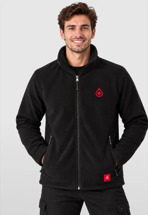 Double Fleece Jacke